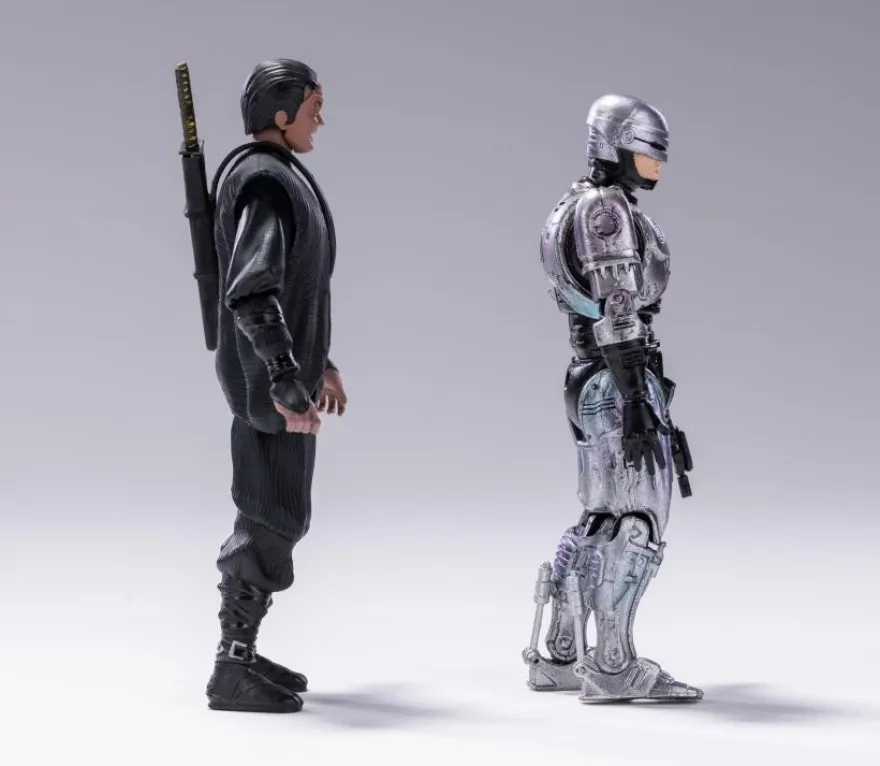 Robocop 3 Actionfiguren 1/18 RoboCop vs. Otomo (2-Pack) Exclusive