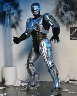 RoboCop Actionfigur Ultimate Battle Damaged RoboCop with Chair