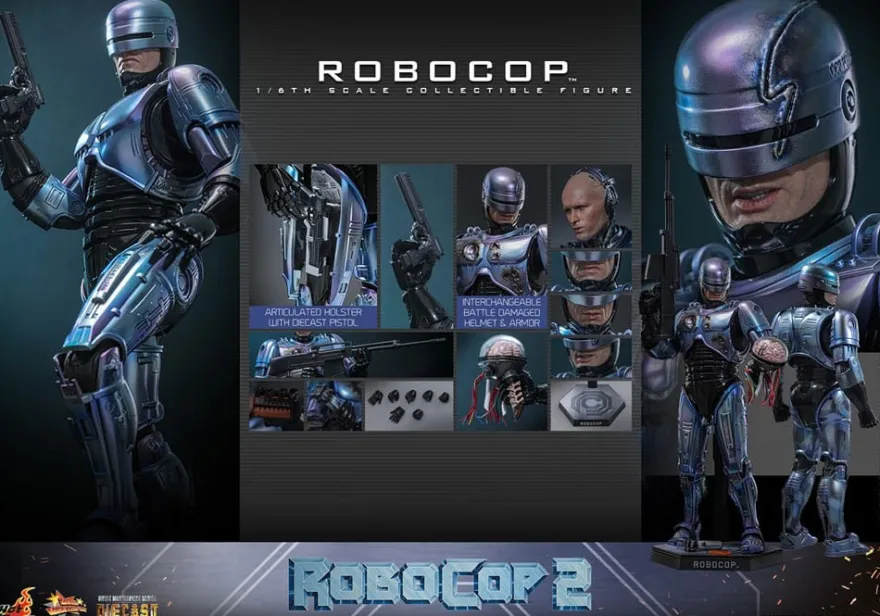 RoboCop 2 Movie Masterpiece Diecast Actionfigur 1/6 RoboCop 30 cm