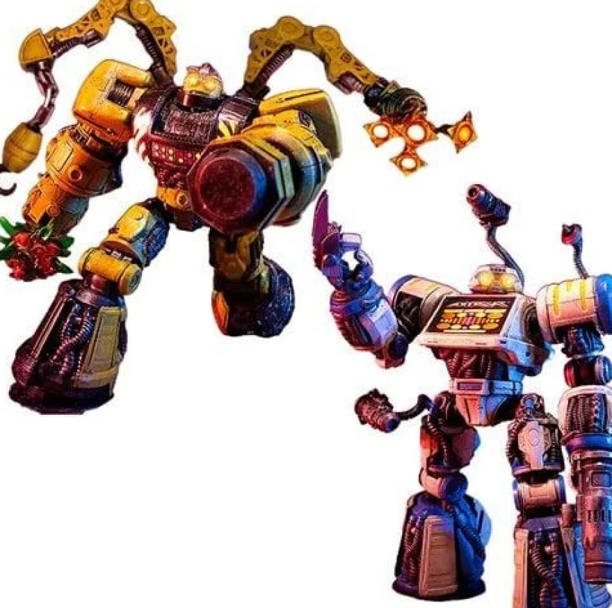 Robo Force Actionfiguren Maxx 89 und Wrecker (2)