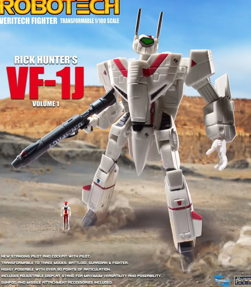 Robotech Veritech Micronian Pilot Collection Actionfigur 1/100 Rick Hunter VF-1J