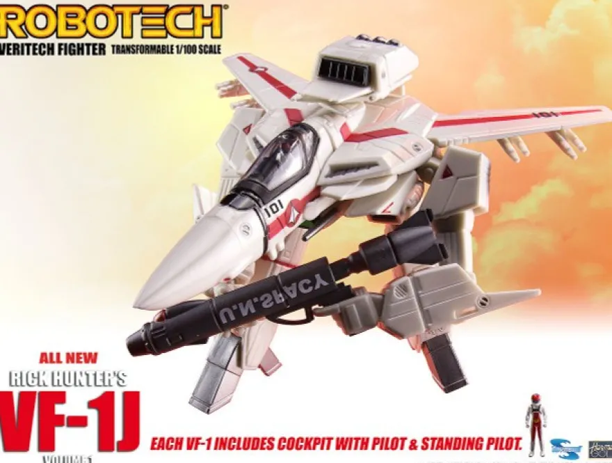 Robotech Veritech Micronian Pilot Collection Actionfigur 1/100 Rick Hunter VF-1J