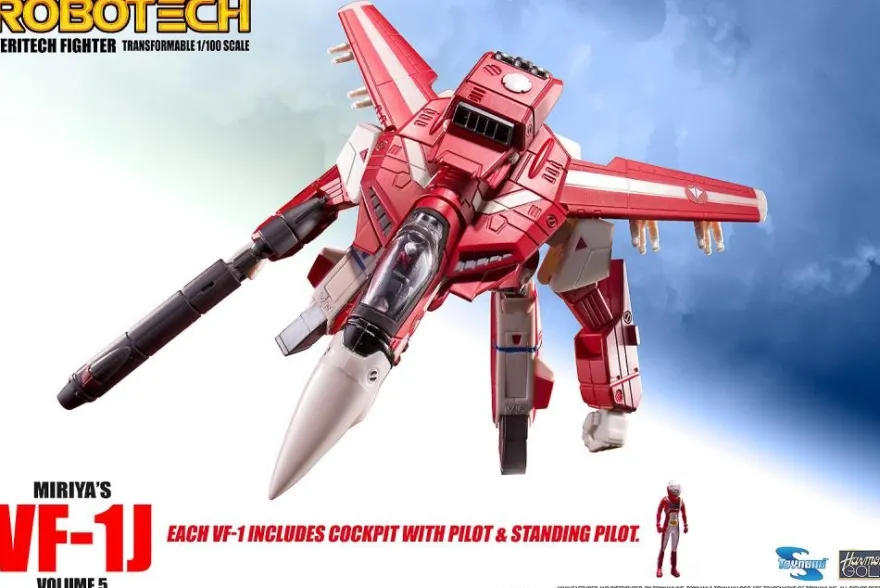 Robotech Veritech Micronian Pilot Collection Actionfigur 1/100 Miriya VF-1J