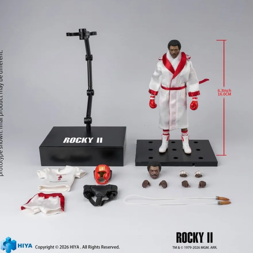 Rocky II Exquisite Super Actionfigur 1/12 Apollo 16 cm