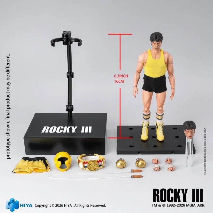 Rocky III Exquisite Super Actionfigur 1/12 Rocky Boxer Version 16 cm
