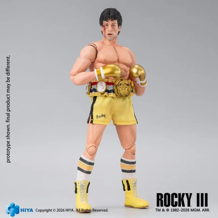 Rocky III Exquisite Super Actionfigur 1/12 Rocky Boxer Version 16 cm