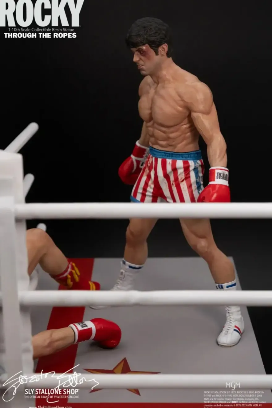 Rocky Over Drago Through The Ropes 1/10 Statue