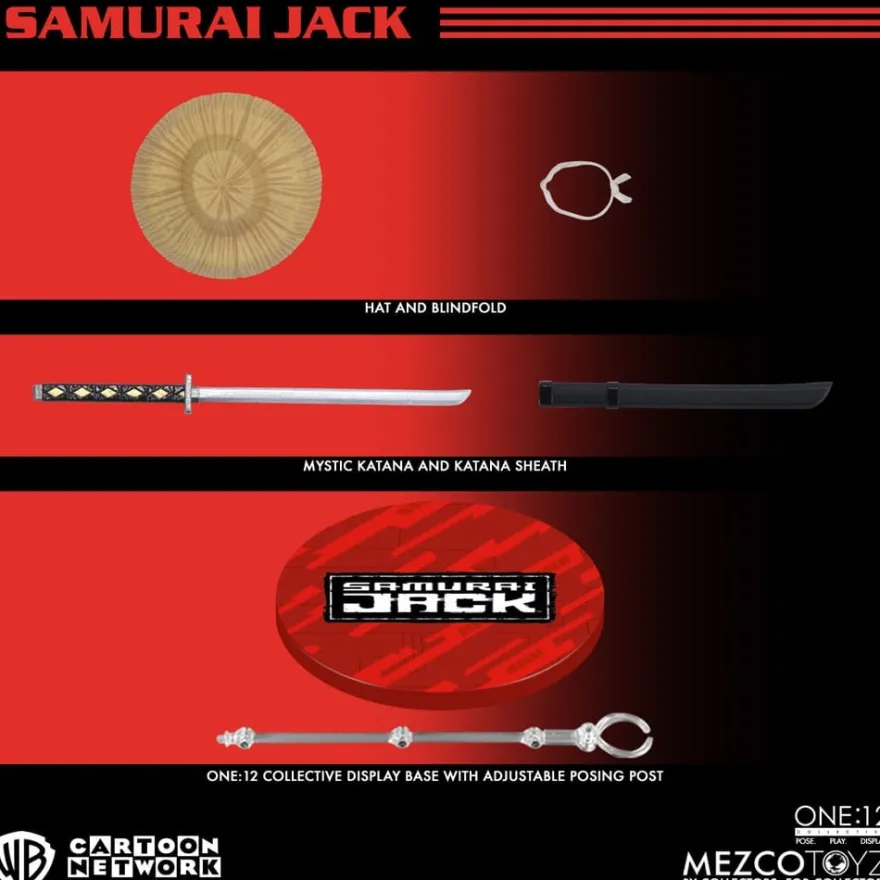 Samurai Jack Actionfigur 1/12 Samurai Jack 17 cm