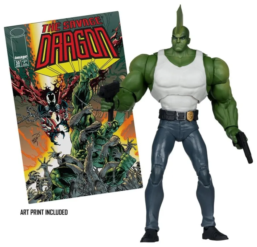 Savage Dragon Image Comics Founders Series McFarlane Elite Edition Actionfigur Dragon 20 cm