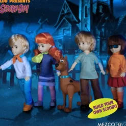 Scooby-Doo Build A Figure Living Dead Dolls Puppen Shaggy & Daphne & Fred & Velma (4er Set)