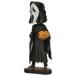 Scream Head Knocker Wackelkopf-Figur Ghost Face with Pumpkin 20 cm