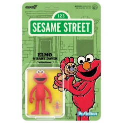Sesamstraße ReAction Actionfigur Wave 04 Elmo & Baby David 10 cm