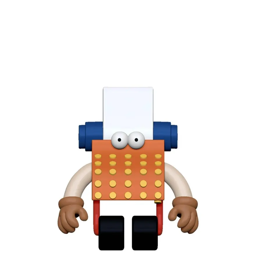Sesamstraße ReAction Actionfigur Wave 6 Typewriter Guy