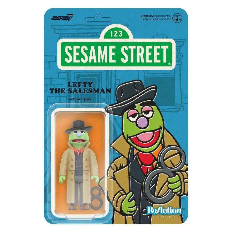 Sesamstraße ReAction Actionfigur Wave 02 - Lefty the Salesman