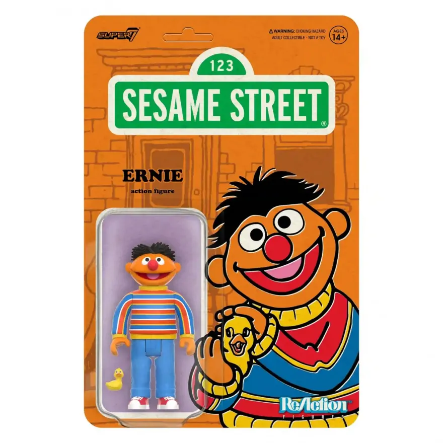 Sesamstraße ReAction Actionfigur Wave 01 - Ernie