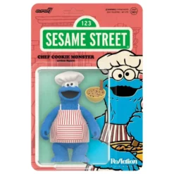 Sesamstraße ReAction Actionfigur Wave 04 Chef Cookie Monster 10 cm