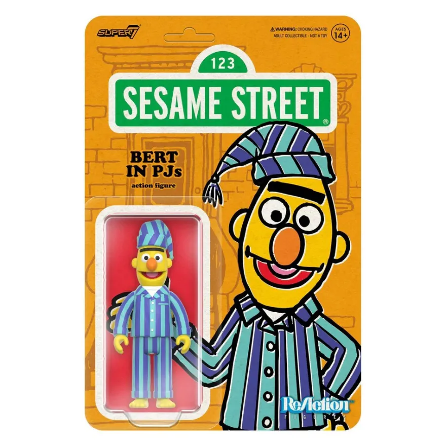 Sesamstraße ReAction Actionfigur Wave 6 Bert (PJs)