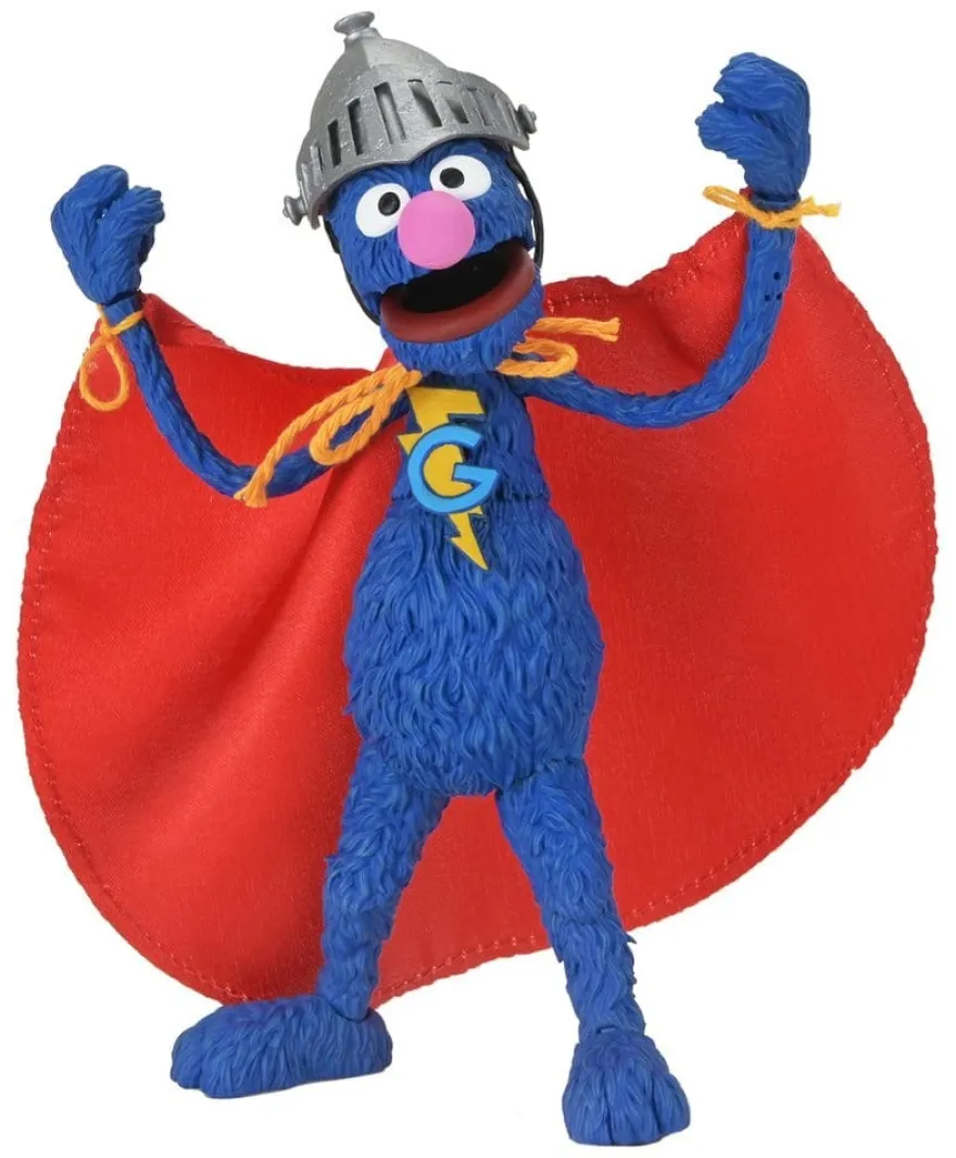 Sesamstraße Ultimate Actionfigur Super Grover 18 cm