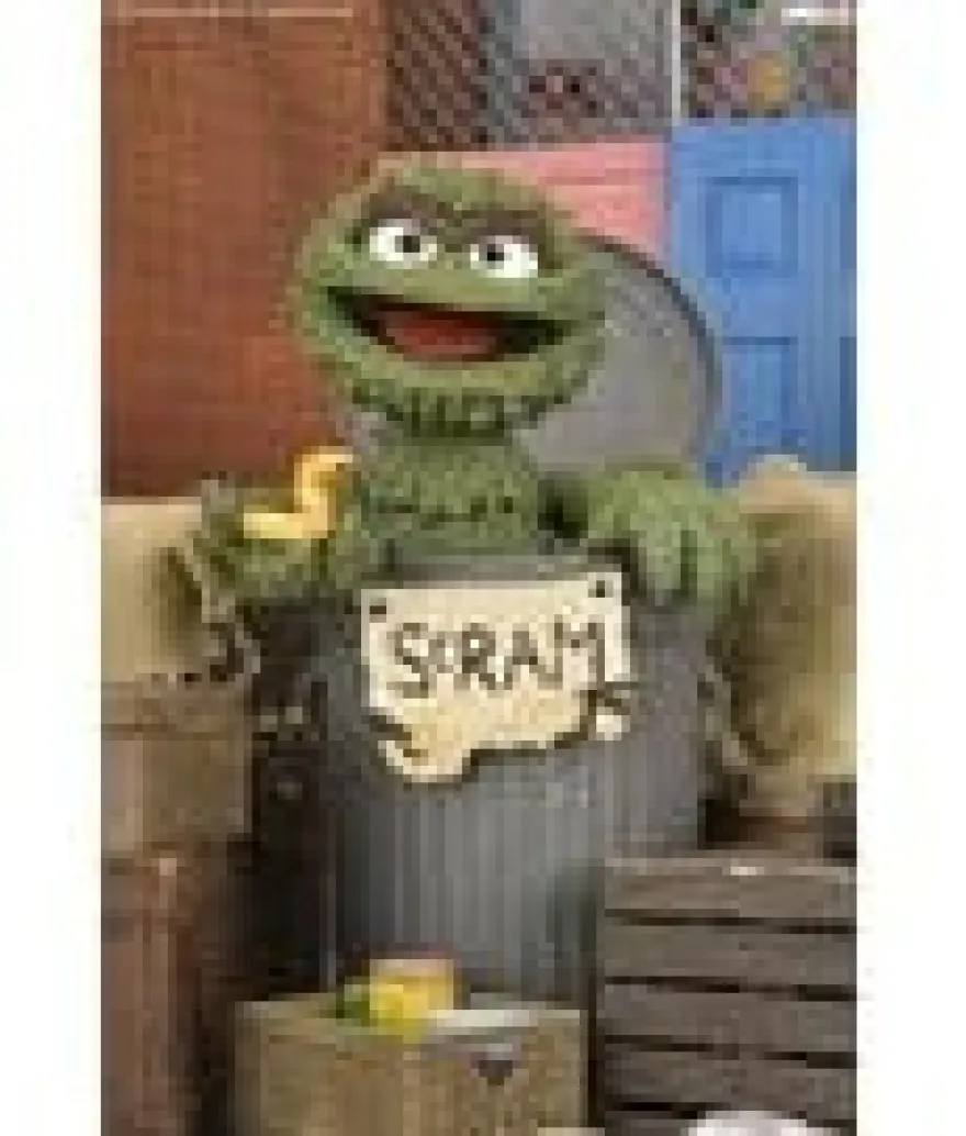 Sesamstraße Ultimate Actionfigur Oscar 18 cm