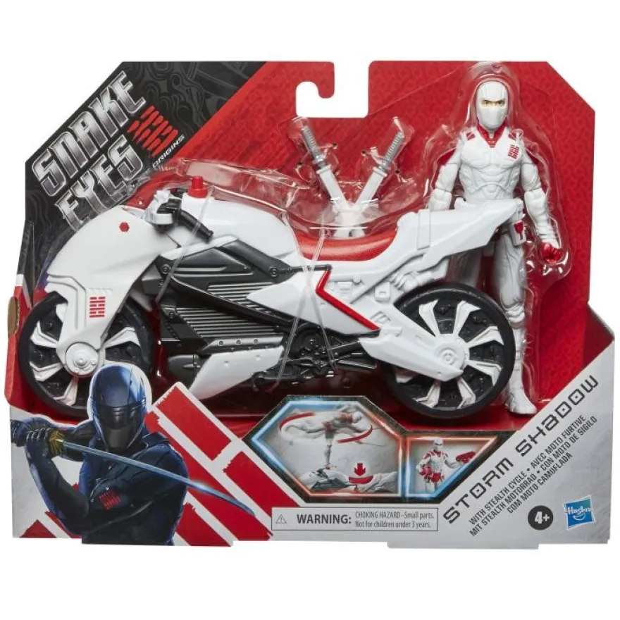 Snake Eyes - G.I. Joe Origins Fahrzeug-Set 15 cm Storm Shadow with Stealth Cycle