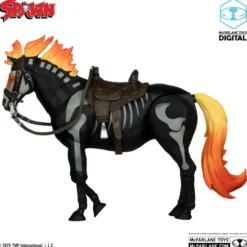 Spawn Actionfigur Bloodaxe mit Pferd (Spawn: The Dark Ages) (McFarlane Toys 30th Anniversary) (Gold