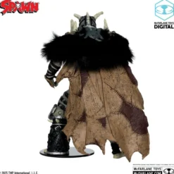Spawn Actionfigur Bloodaxe mit Pferd (Spawn: The Dark Ages) (McFarlane Toys 30th Anniversary) (Gold