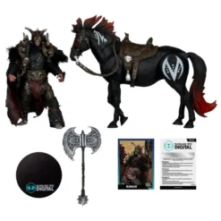 Spawn Action Figur 2er-Set Bloodaxe with Horse (Spawn: The Dark Ages) 18 cm