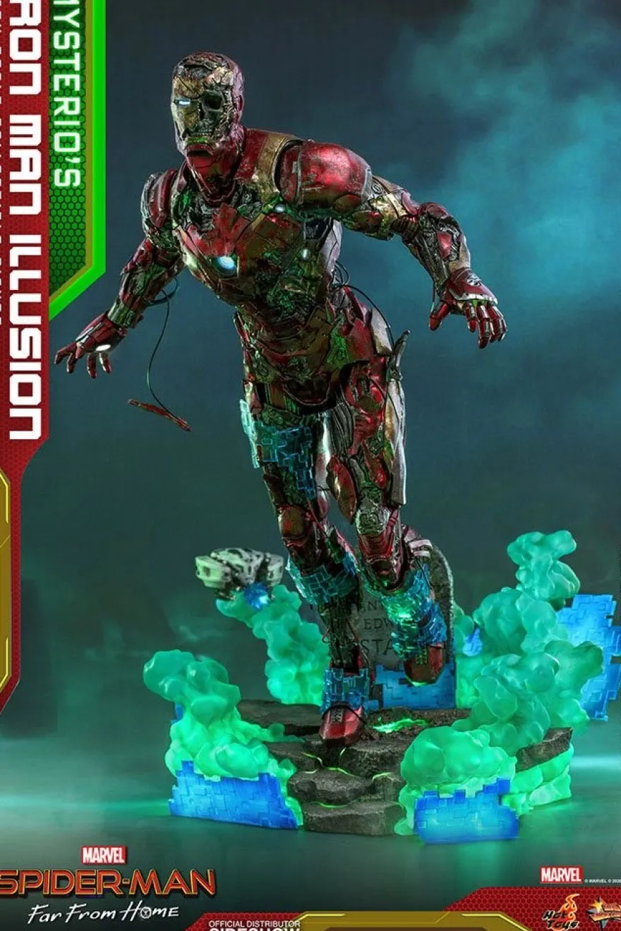 Spider-Man Far From Home Movie Masterpiece Actionfigur 1/6 Mysterio's Iron Man Illusion