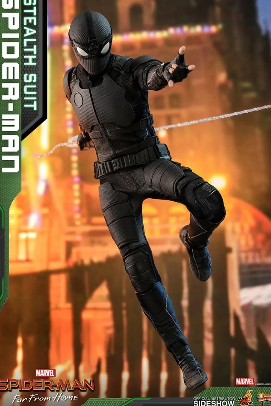 Spider-Man Far From Home Movie Masterpiece Actionfigur 1/6 Spider-Man (Stealth Suit)