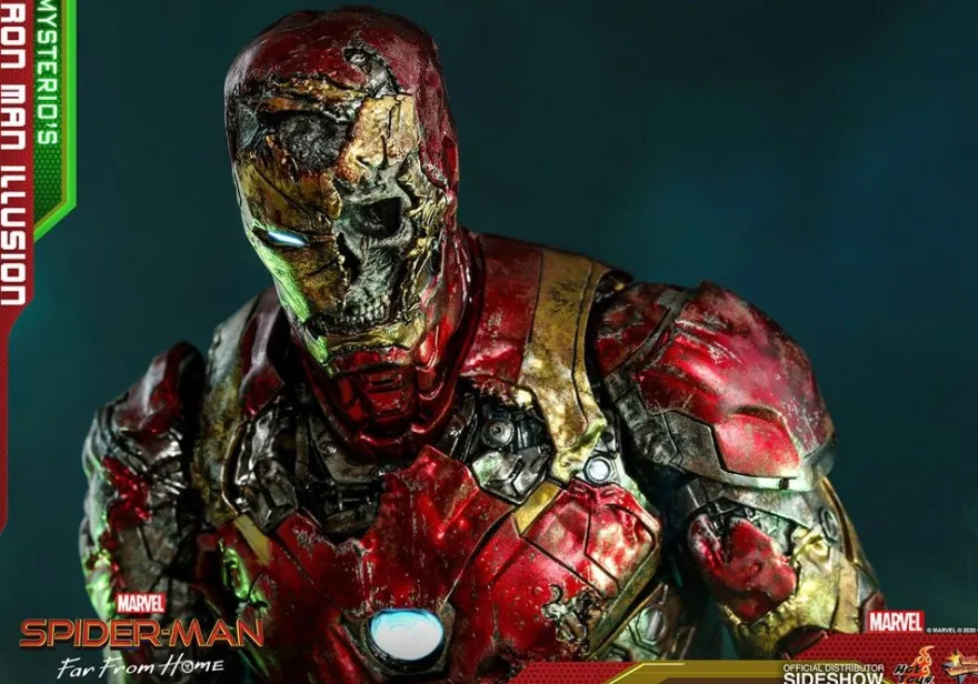 Spider-Man Far From Home Movie Masterpiece Actionfigur 1/6 Mysterio's Iron Man Illusion
