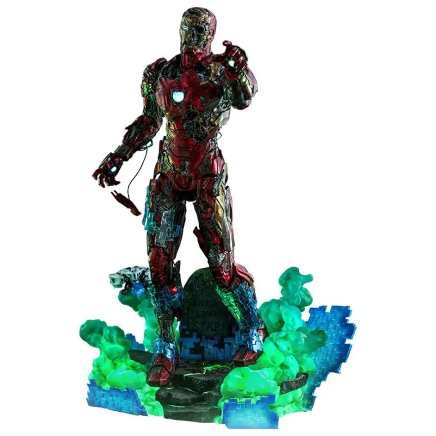 Spider-Man Far From Home Movie Masterpiece Actionfigur 1/6 Mysterio's Iron Man Illusion