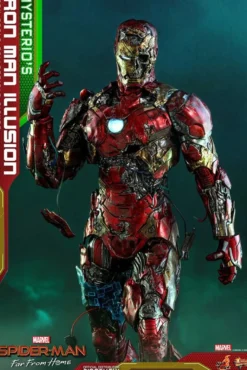Spider-Man Far From Home Movie Masterpiece Actionfigur 1/6 Mysterio's Iron Man Illusion