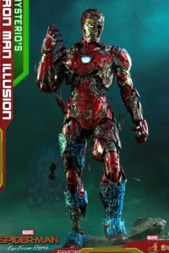 Spider-Man Far From Home Movie Masterpiece Actionfigur 1/6 Mysterio's Iron Man Illusion