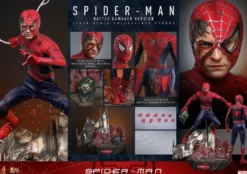 Spider-Man Movie Masterpiece Actionfigur 1/6 Spider-Man (Battle Damaged Version) 30 cm