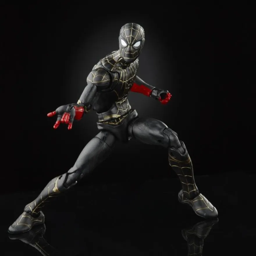 Spider-Man No Way Home Marvel Legends Actionfigur Spider-Man (Black & Gold Suit)