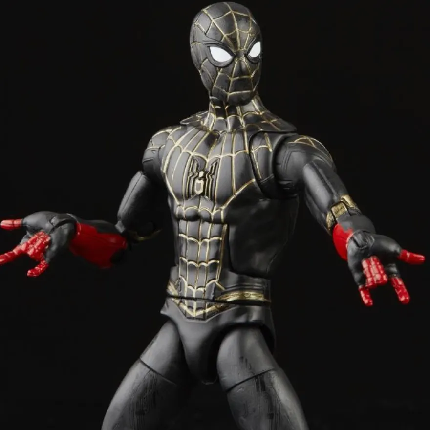 Spider-Man No Way Home Marvel Legends Actionfigur Spider-Man (Black & Gold Suit)
