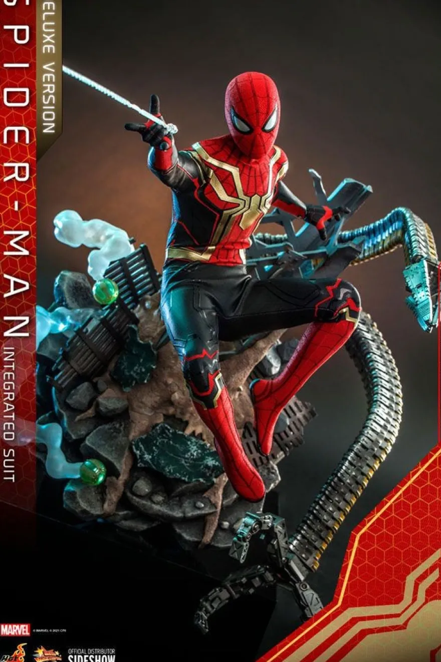 Spider-Man No Way Home Movie Masterpiece Actionfigur 1/6 Spider-Man (Integrated Suit) Deluxe Version
