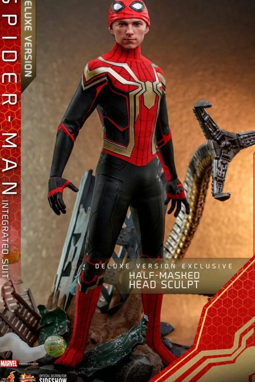 Spider-Man No Way Home Movie Masterpiece Actionfigur 1/6 Spider-Man (Integrated Suit) Deluxe Version