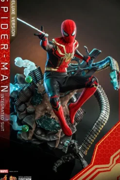 Spider-Man No Way Home Movie Masterpiece Actionfigur 1/6 Spider-Man (Integrated Suit) Deluxe Version