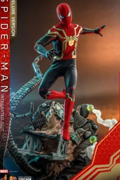 Spider-Man No Way Home Movie Masterpiece Actionfigur 1/6 Spider-Man (Integrated Suit) Deluxe Version