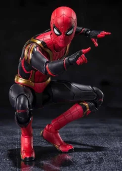 Spider-Man No Way Home S.H. Figuarts Actionfigur Spider-Man (Integrated Suit) Final Battle Edition