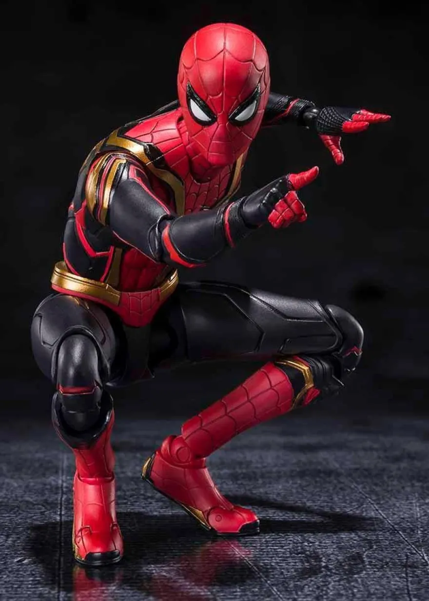 Spider-Man No Way Home S.H. Figuarts Actionfigur Spider-Man (Integrated Suit) Final Battle Edition