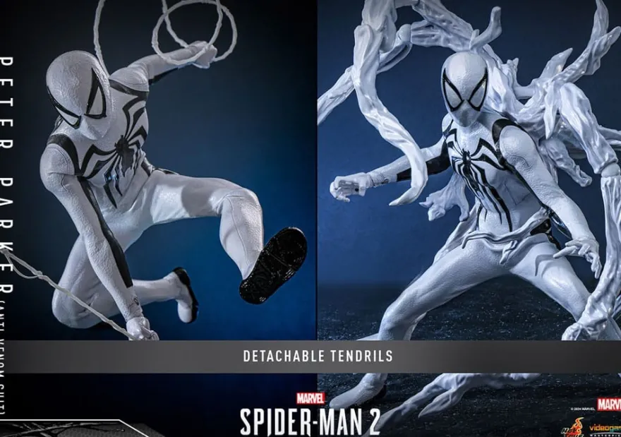 Spider-Man 2 Video Game Masterpiece Actionfigur 1/6 Peter Parker (Anti-Venom Suit) 30 cm