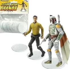 Stands für 10 cm Actionfiguren, transparent (25)