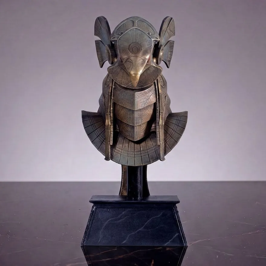 Stargate Desktop Replica Helm-Replik Horus Guard Helmet 15 cm