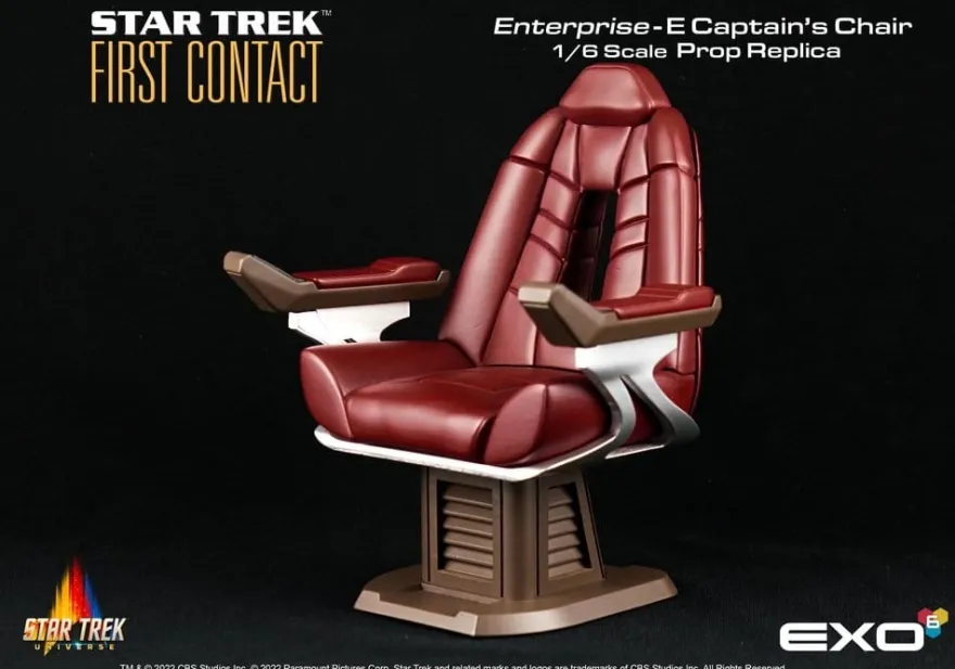 Star Trek: Der erste Kontakt Replik 1/6 Captain's Chair 15 cm