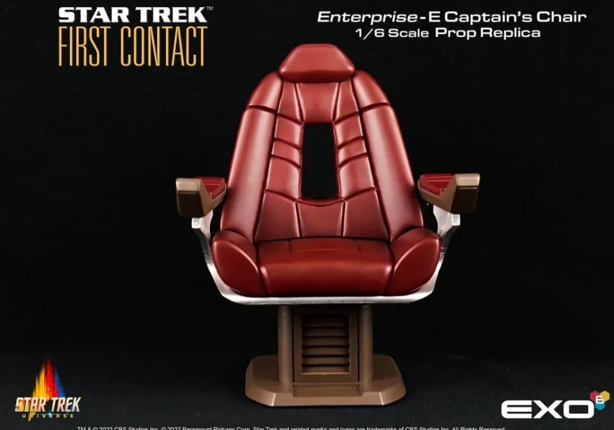 Star Trek: Der erste Kontakt Replik 1/6 Captain's Chair 15 cm