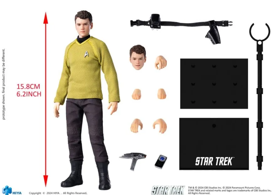 Star Trek 2009 Exquisite Super Series Actionfigur 1/12 Chekov 16 cm