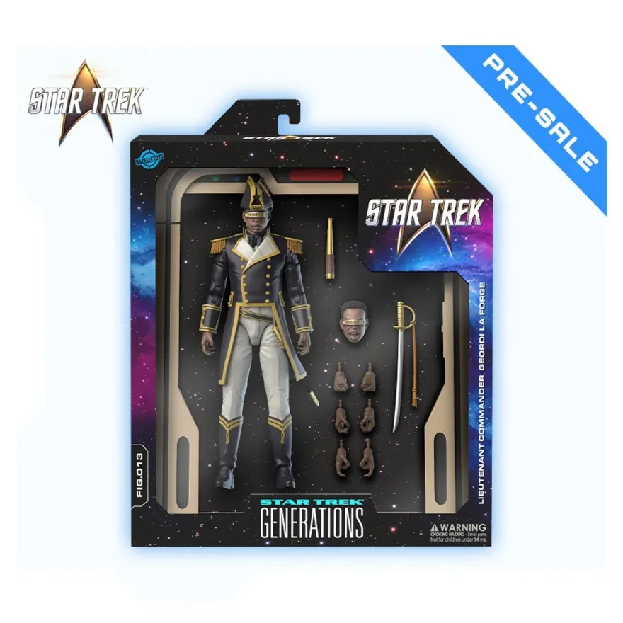 Star Trek: Generations Geordi La Forge Sailor Uniform Actionfigur