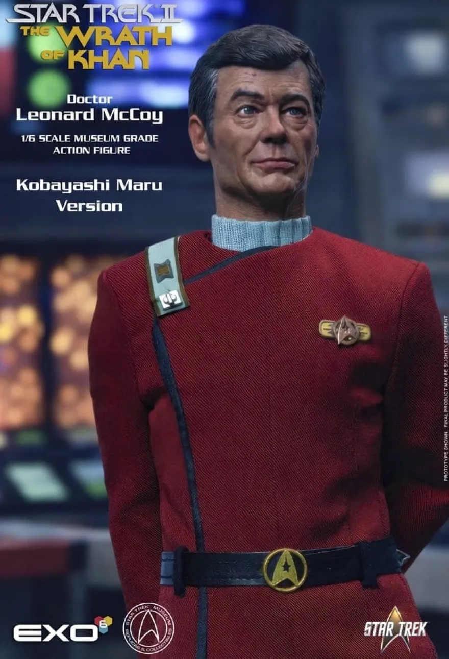 Star Trek II: Der Zorn des Khan Actionfigur 1/6 Dr. Leonard McCoy Kobayashi Maru Version 30 cm
